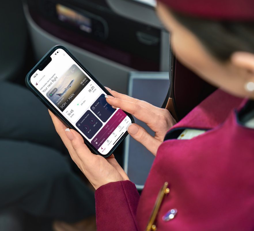 Qatar Airways introduces its Next Phase of Digital Transformation by Empowering Cabin Crew with Smart Onboard Functionality