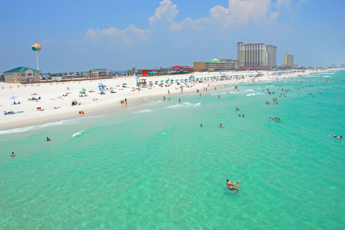 Pensacola Beach in Pensacola, Florida